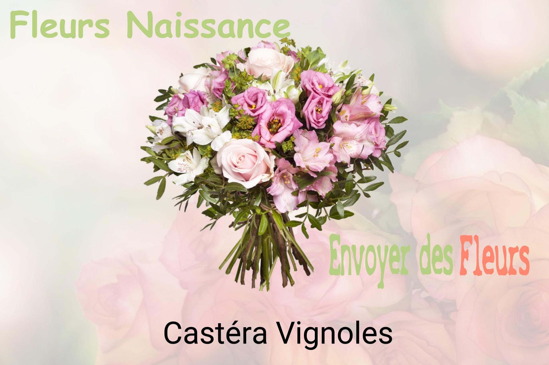 Bouquet de fleurs de naissance livré à Castéra-Vignoles